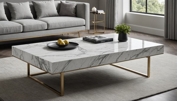 Tables basses en marbre: Un mélange de fonctionnalité et d'esthétisme
